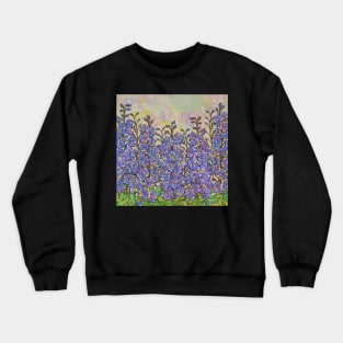 Darling Delphiniums Crewneck Sweatshirt